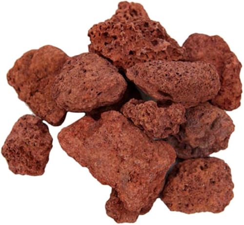 Balacoo - Piedras de lava volcánicas decorativas para acuario de 15.87oz, 3 a 2.4in