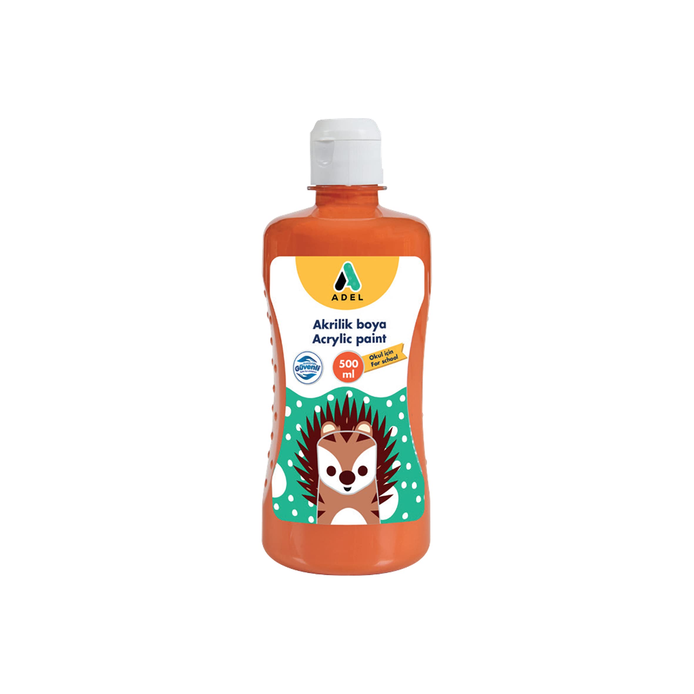 Adel Okul Akriliği, 500 ml, Turuncu