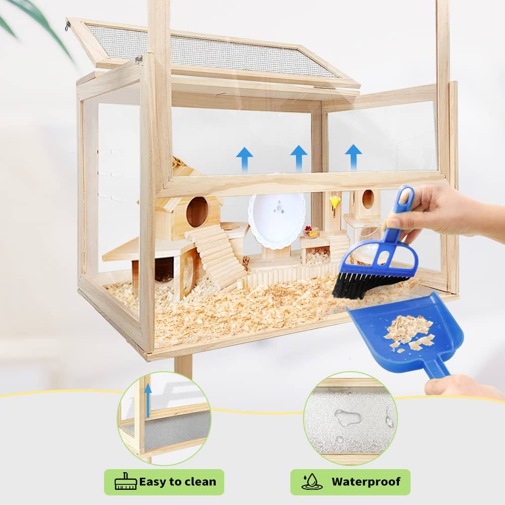 Amazon.com : Large Hamster Cages - Wooden Hamster Mice and