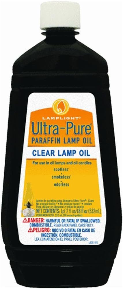 Ultra Pure Lamp Oil, Clear, 18-oz.
