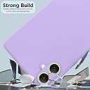Pikkme Back Cover Soft Matte Liquid Silicone TPU | Camera Protection | Shockproof Slim Back Case for Samsung Galaxy A05 / M05 / F05 (Purple) gallery image