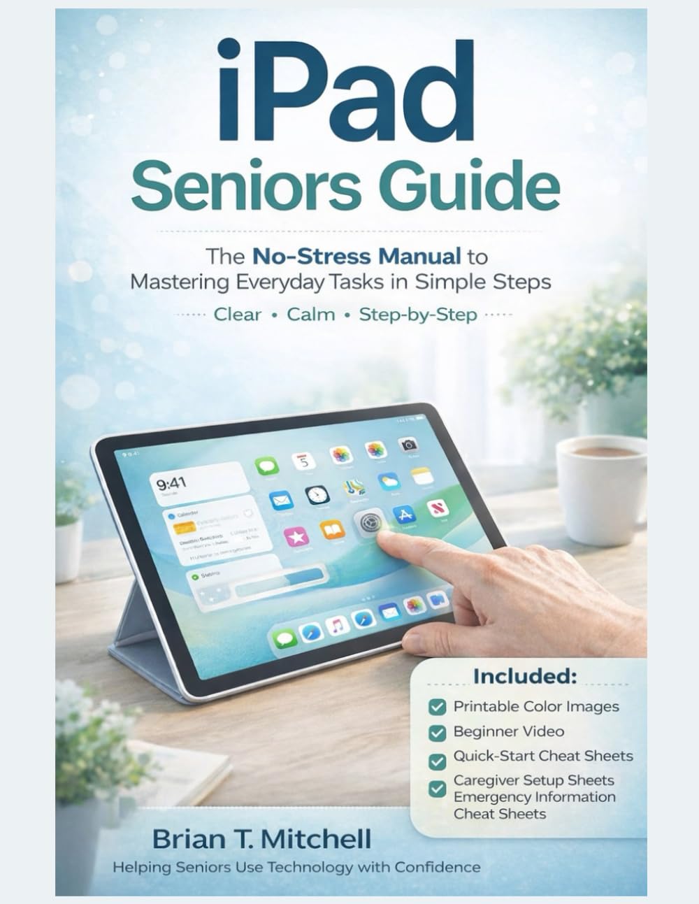 iPad Seniors Guide: The No-Stress Manual to Mastering Everyday Tasks in Simple Steps (Tech Made Easy)