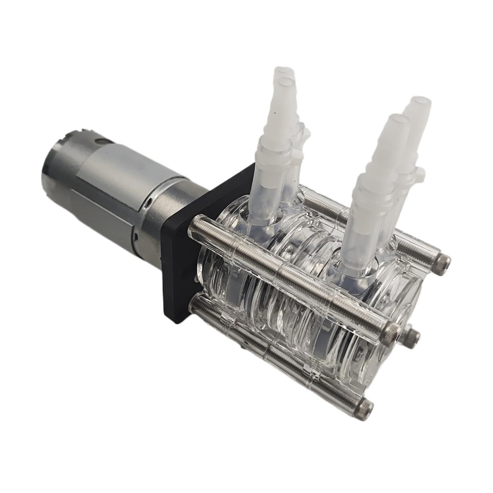 Bomba peristáltica industrial, Bombas Peristálticas, Agua, Dosificación, Cabezales De Bomba Dobles, 12 V 24 CC, Alto Caudal Para Tanques, Laboratorios Y Analizadores,para laboratorio(24V)