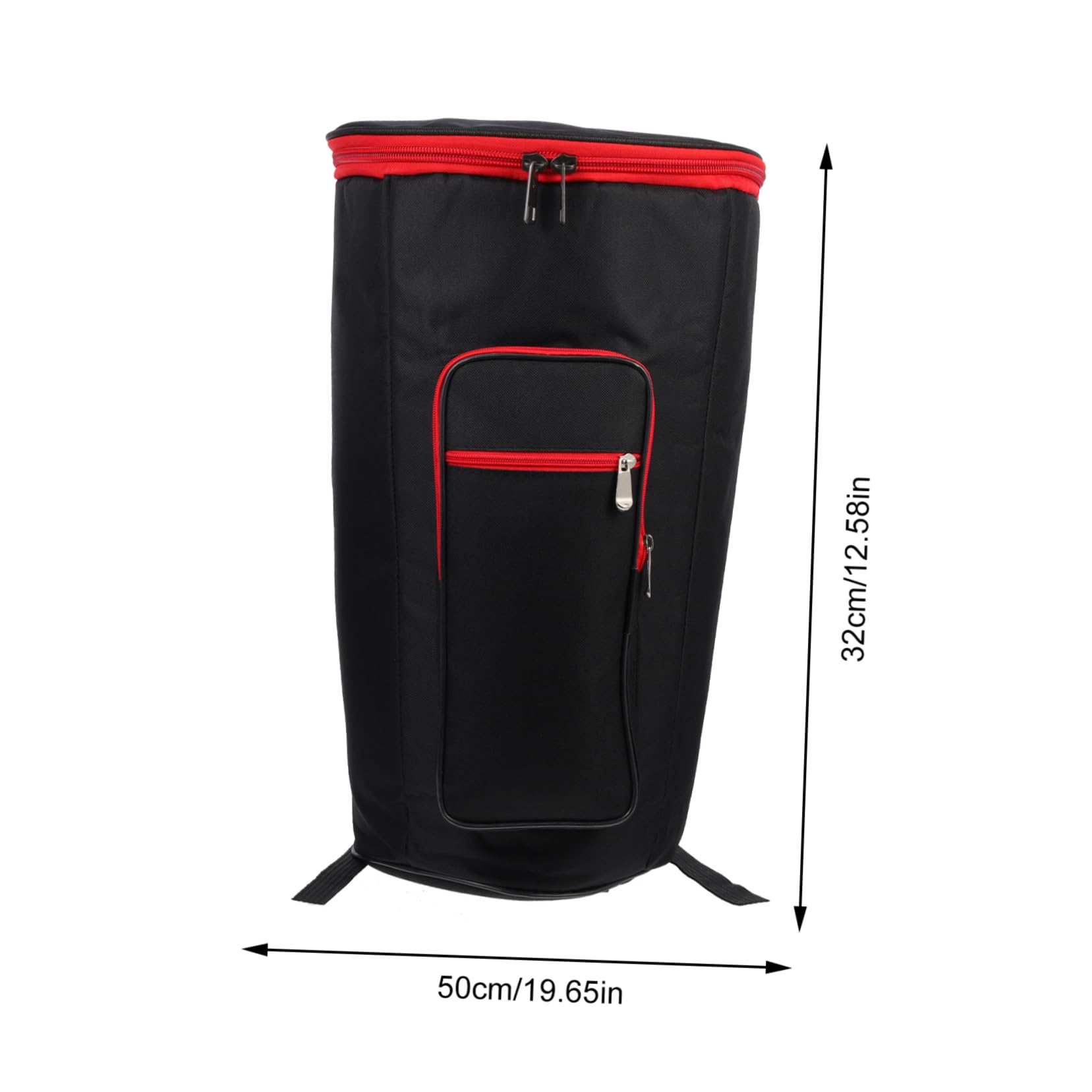 Toddmomy Padded African Drum Carrying Case Durable Drum Storage Bag with Thick Shoulder Straps for Comfortable Transport Multi Functional Backpack for Djembe and Percussion