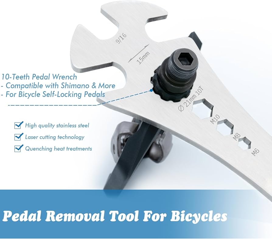 Pedal Wrench How To Change Pedals On Mtb 15mm Bike Pedals Install