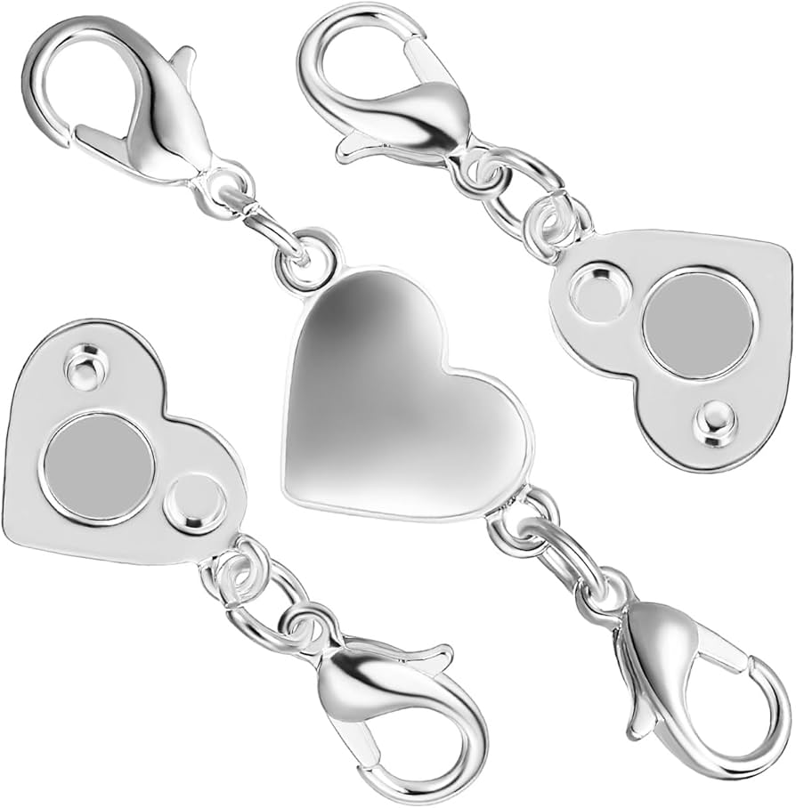 Amazon.co.jp: OSALADI ネックレス 留め具 ハート型のマグネット