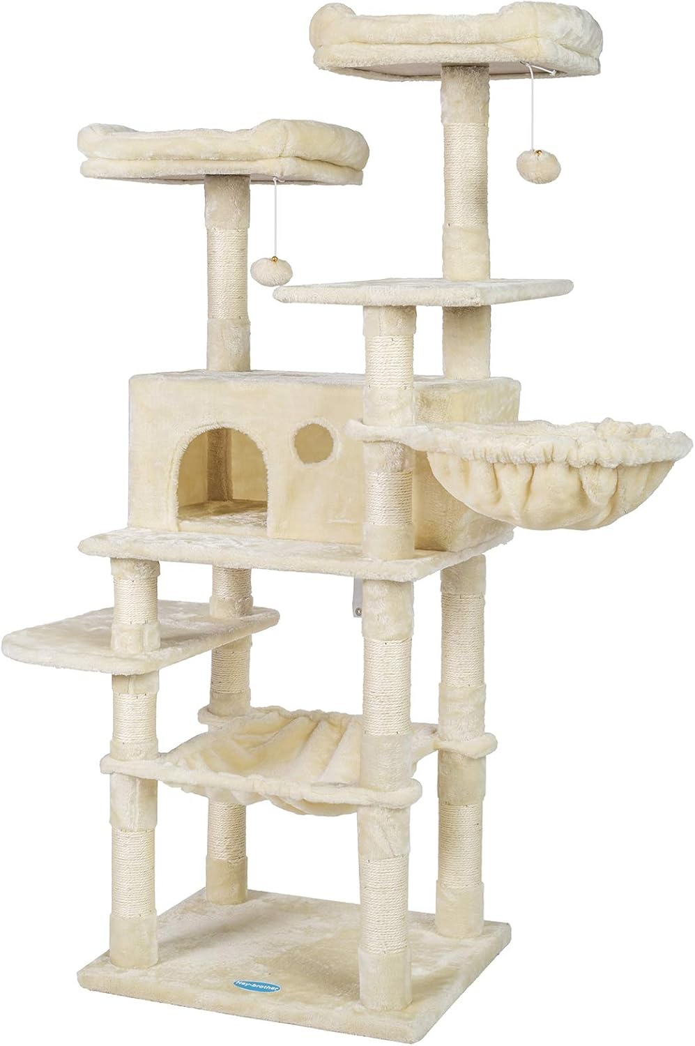 Buy Heybrother MultiLevel Cat Tree Condo for Large Cats, Cat Tower