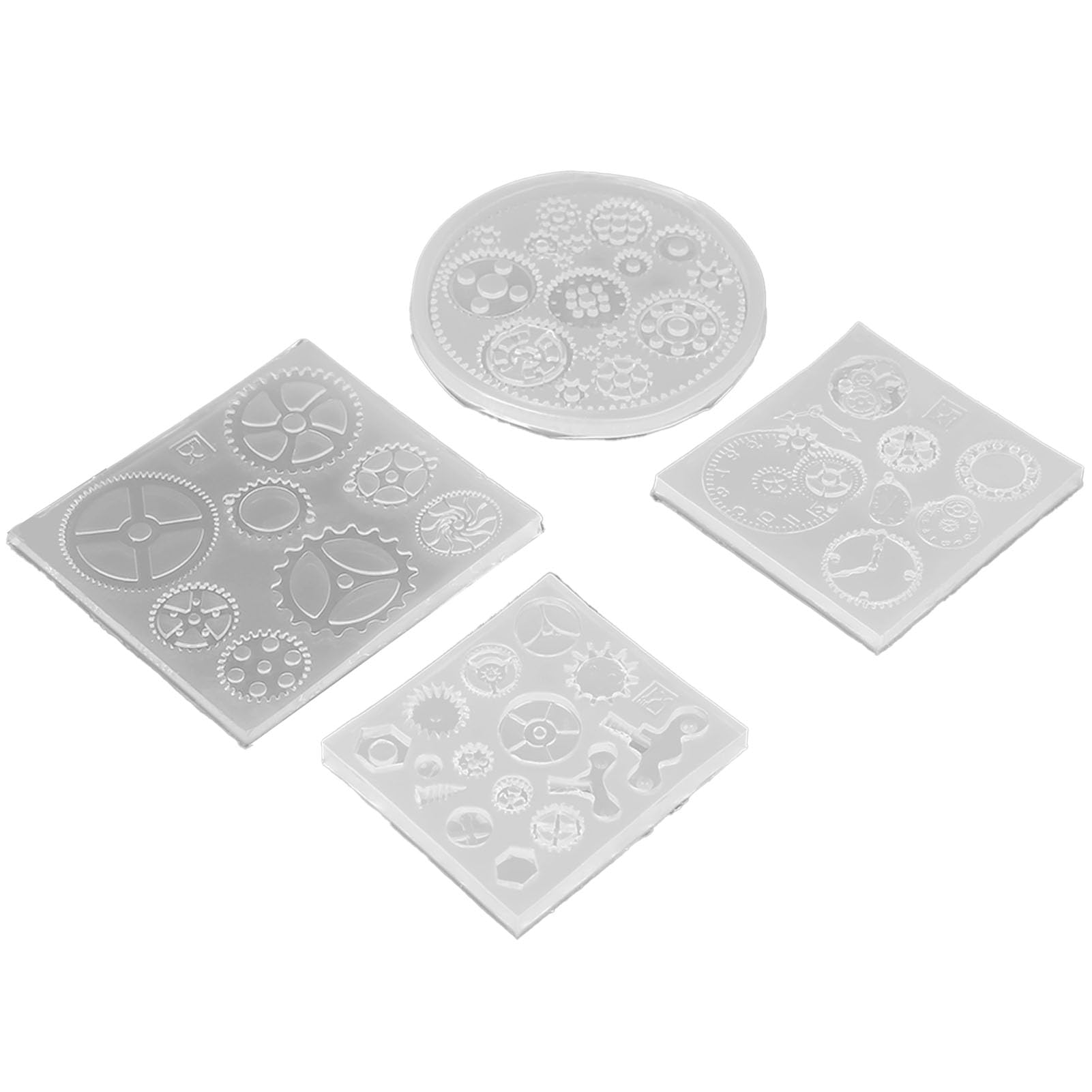 LATRAT DIY Puzzleteil-Harzform – 2 Stück, Antihaftbeschichtete Silikonform Für Schokolade, Gelee, Seife, Kuchen, Eiswürfel & Badebomben, Lebensmittelecht, Flexibel & Spülmaschinenfest