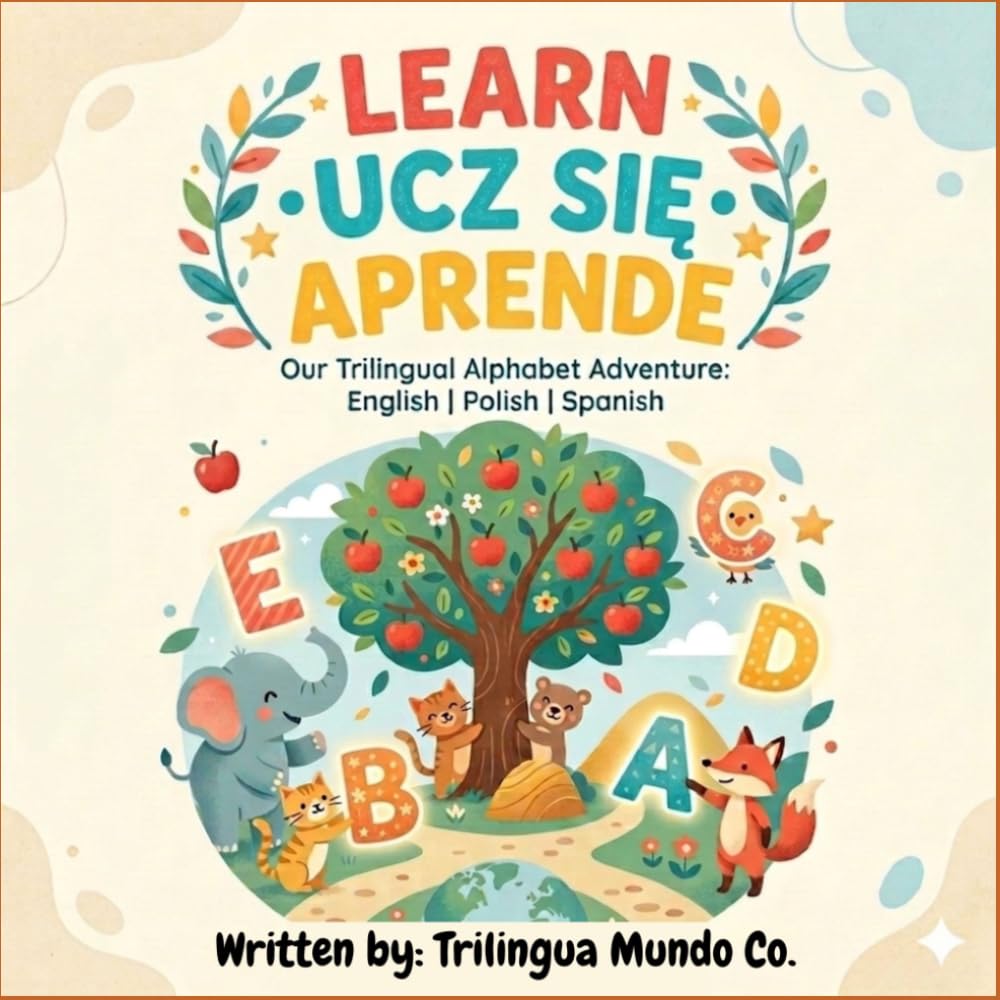 Learn-Ucz sie- Aprende: Our Trilingual Alphabet Adventure: English, Polish, Spanish (The Trilingual Rhythm Collection)