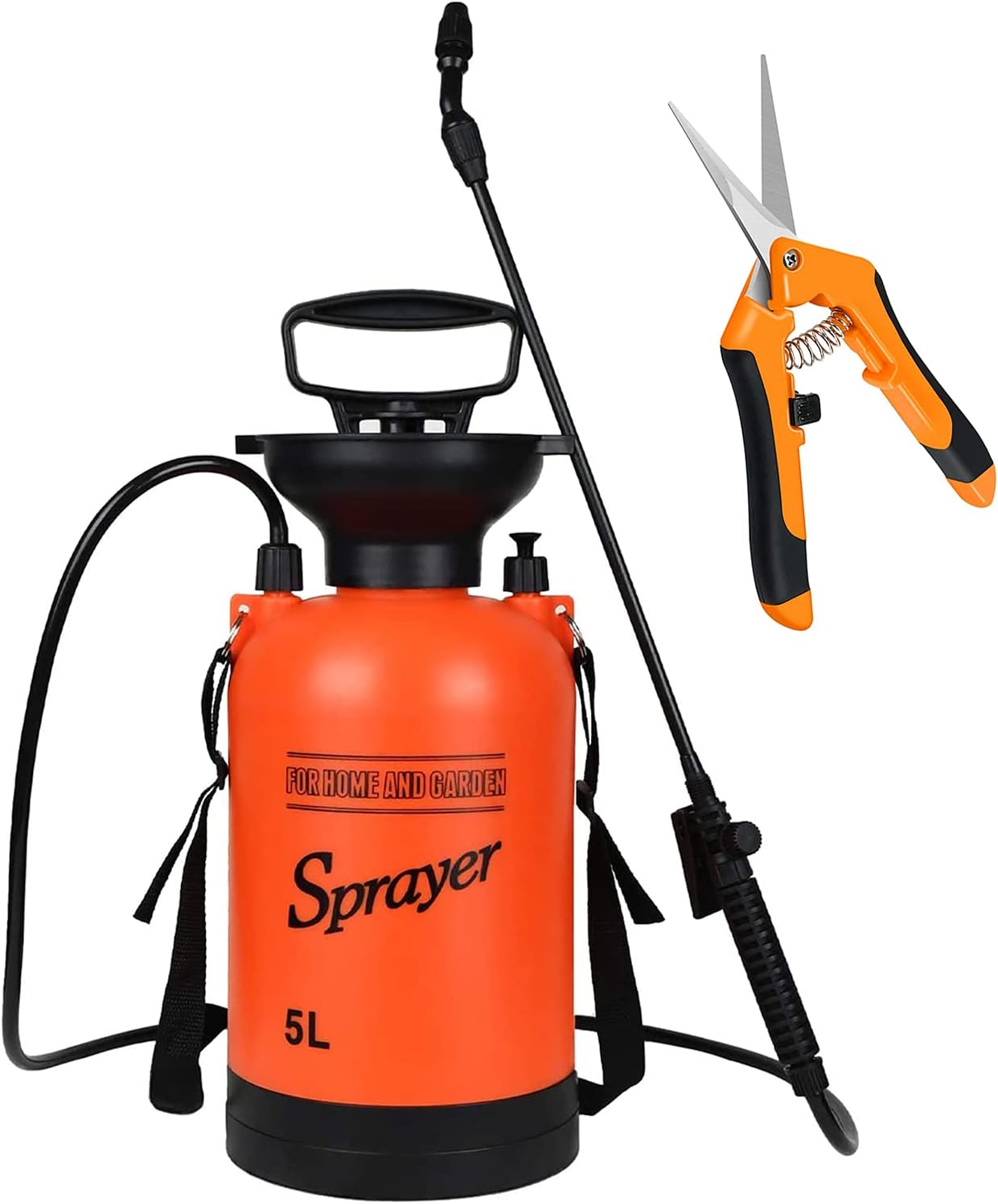 iPower 1.35 Gallon Lawn Garden Pump Sprayer Adjustable