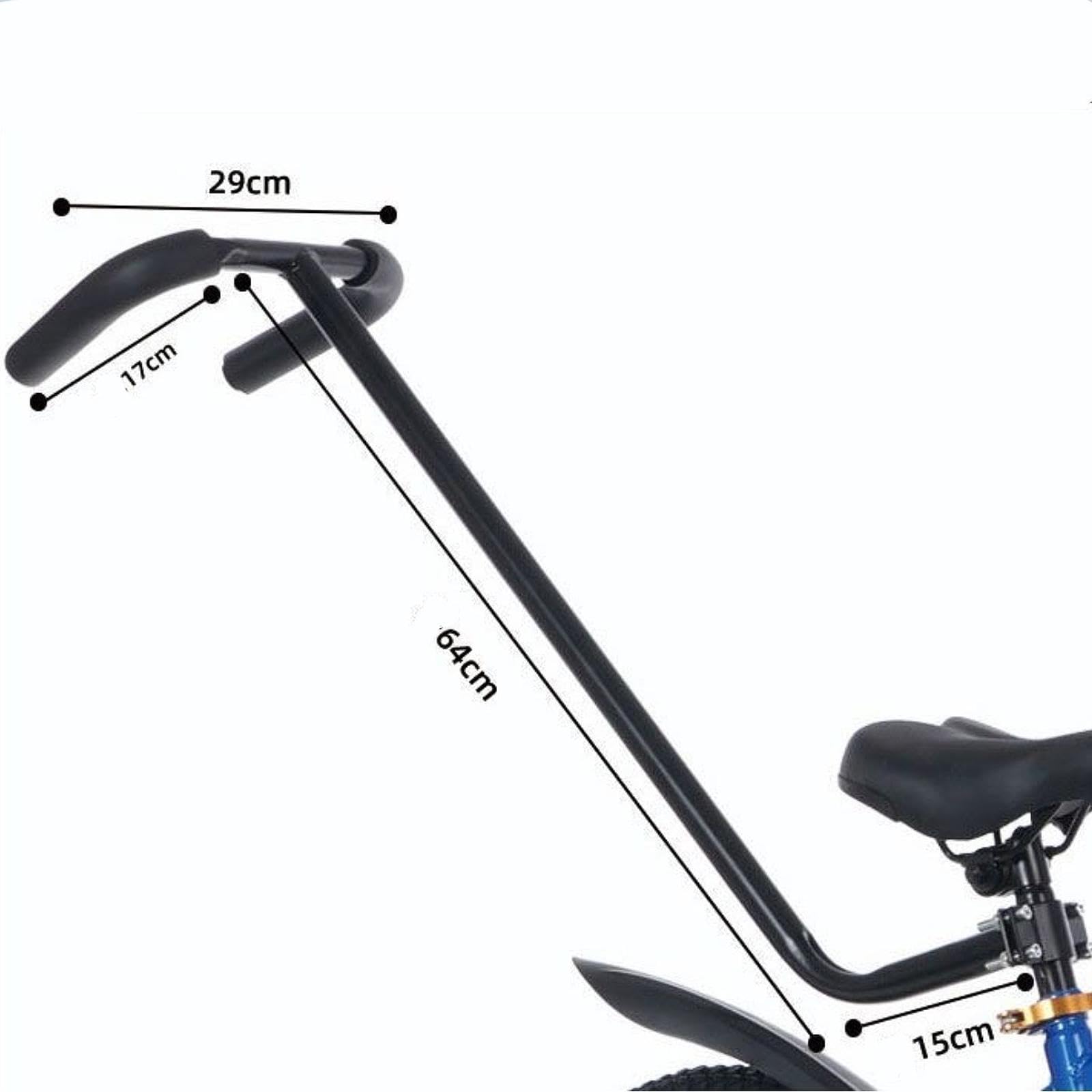 Poignées D'entraînement pour Vélo, Poignées de Sécurité pour Vélo Enfant, pour La Pratique du Vélo.