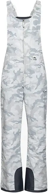 Women's Insulated Camo Bib Overalls - All-Weather Snow Bib