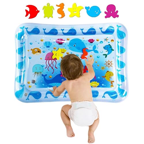 Miniatura 3 de Juguetes para bebés, juguetes para el tiempo de barriga, alfombrillas de tiempo boca abajo para bebés, tapete de juego inflable, juguetes inflables,