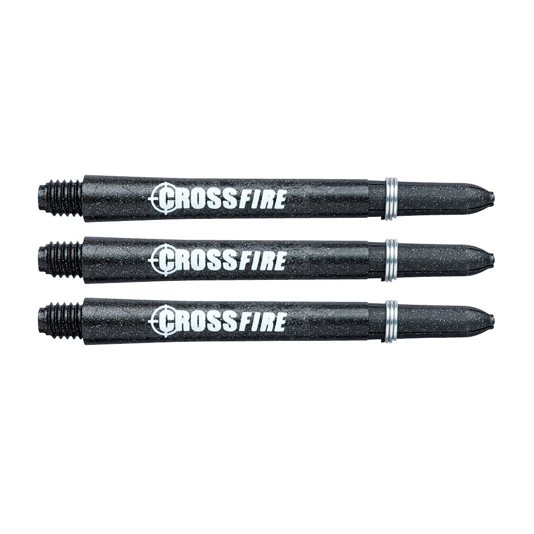 Red Dragon Crossfire Carbon Fibre Medium Dart Shafts - 2 Sets Per Pack 6 Dart Shafts in total Red Dragon checkout card