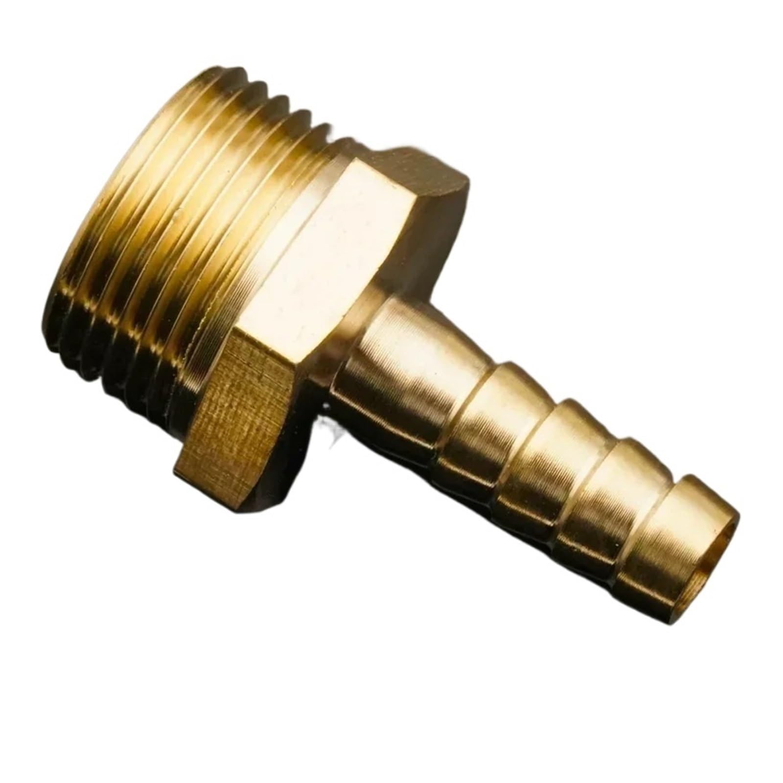 Epaknhgd Men's M18x1.5 To 16Mm 1Pc Barb Brass Pipe Fitting Coupler Connector