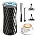 Schiumatore Latte Elettrico,Morpilot Montalatte Elettrico 4 in 1, Montalatte Silenzioso per Macchiato Cappuccino Caffélatte Latte Freddo o Caldo Rivestimento Antiaderante