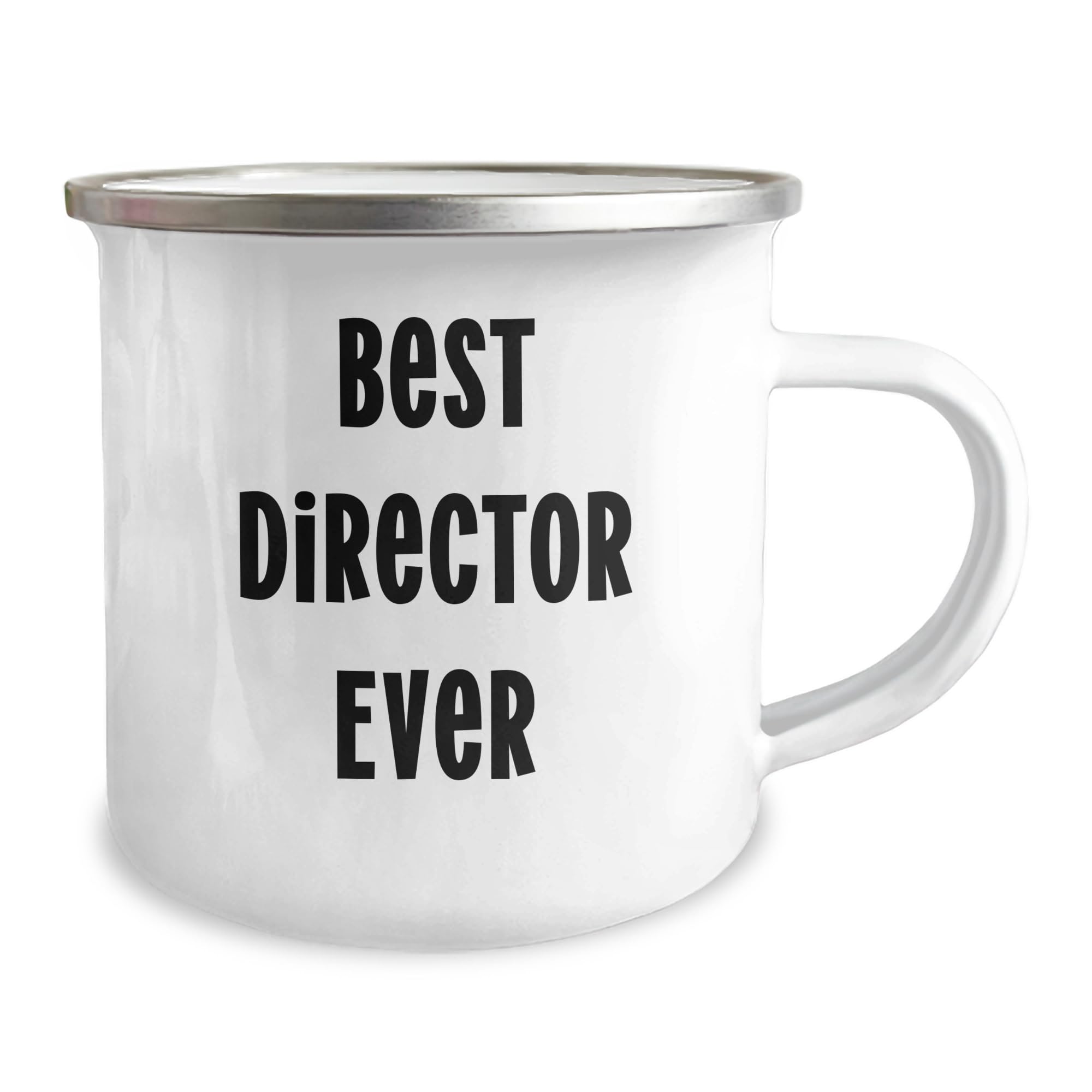 Funny Best Director Ever Gifts | Unique Mother's Day Unique Gifts for Directors | 12oz Camping Mug with Sarcastic Quote, Stainless Steel with Enamel Finish