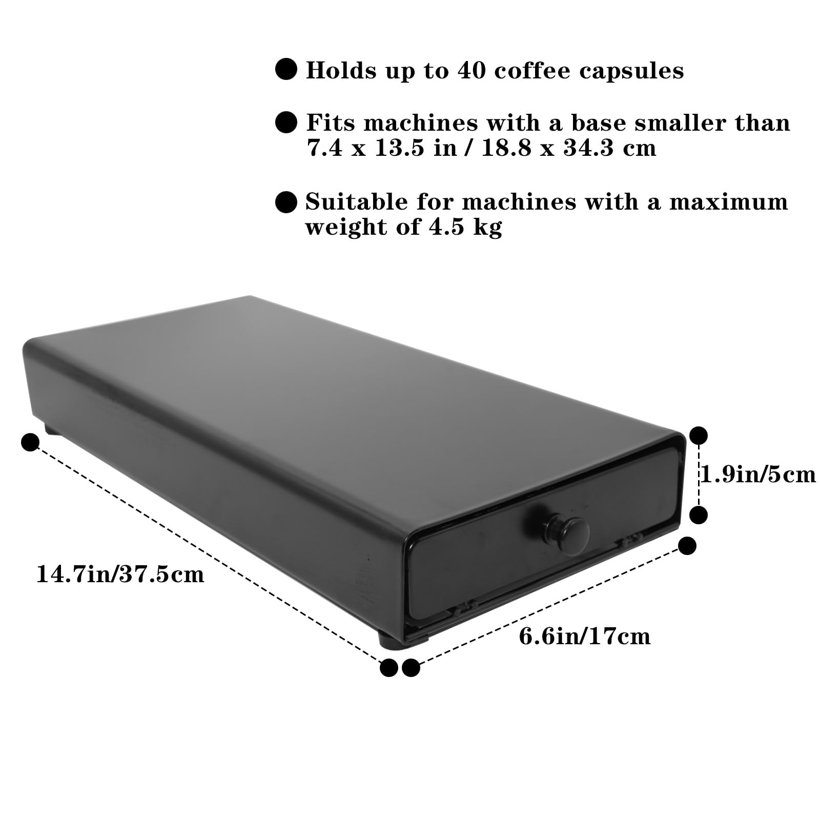 Porte capsules Nespresso® pour 40 capsules - ILSA