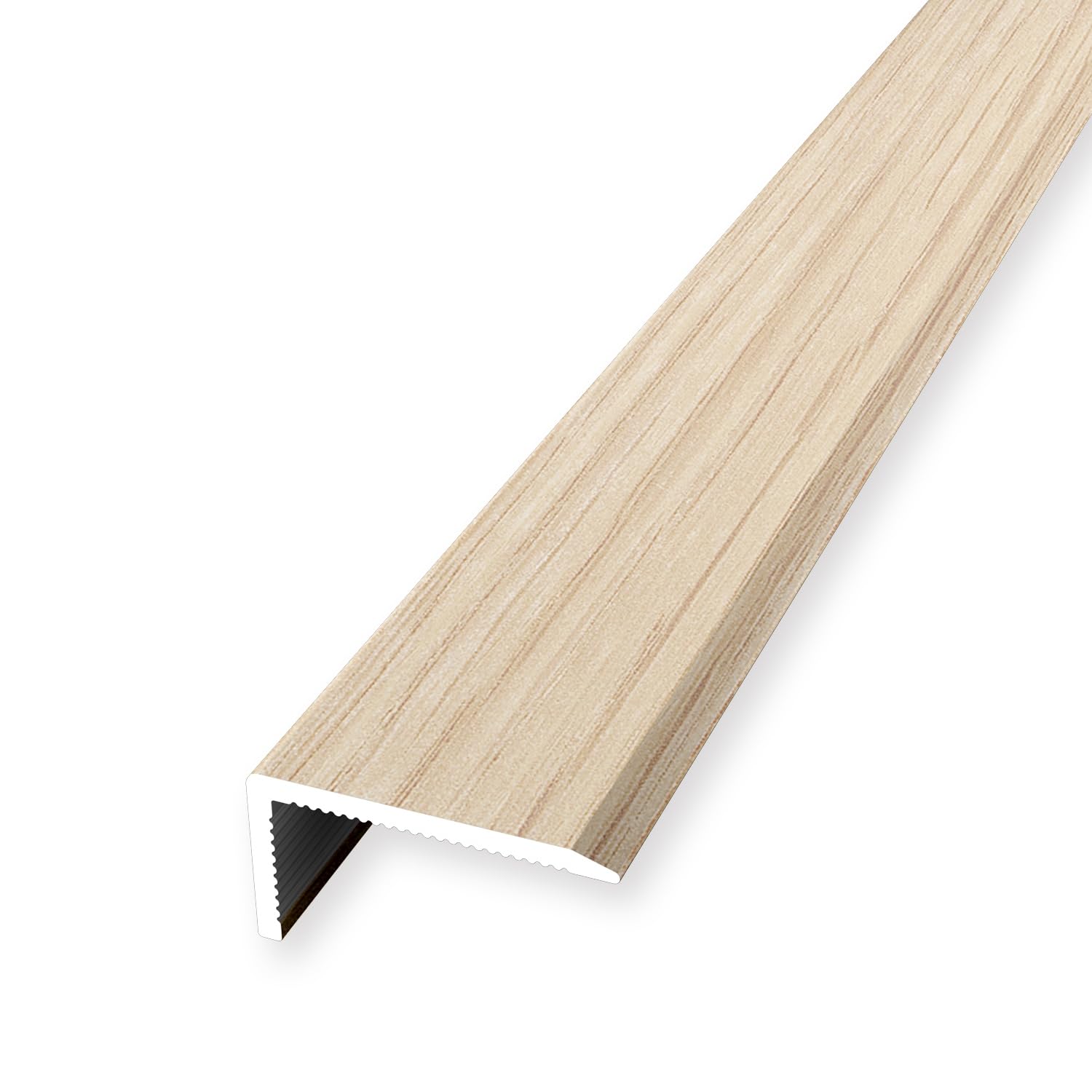 Traprandprofiel 32 x 42 x 2500 mm hoekprofiel aluminium glad dubbel verzonken verzonken geboord zilver randhoogte 5 mm Küberit