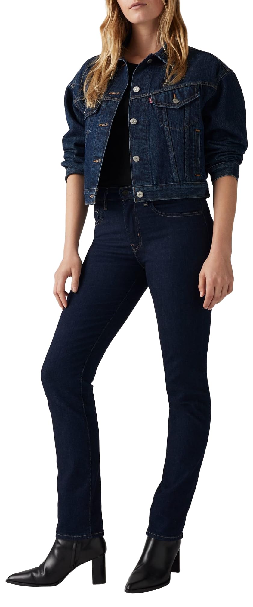 Levi's Women's 724™ High Rise Straight Jeans, Blue Wave Rinse, 26W / 28L