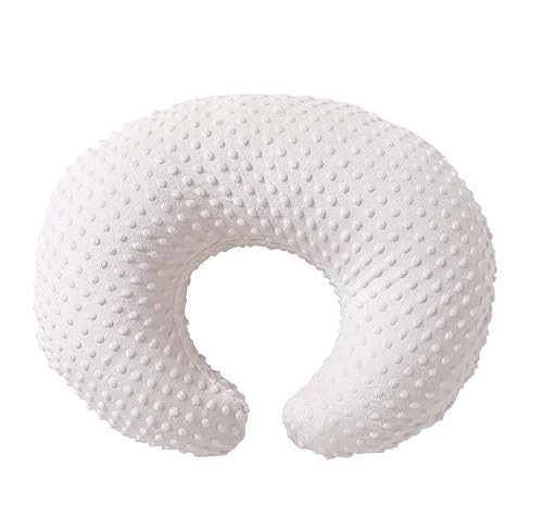 Miniatura 1 de QUENESS Funda de almohada de lactancia, fundas de almohada de lactancia materna Minky Dot (beige)