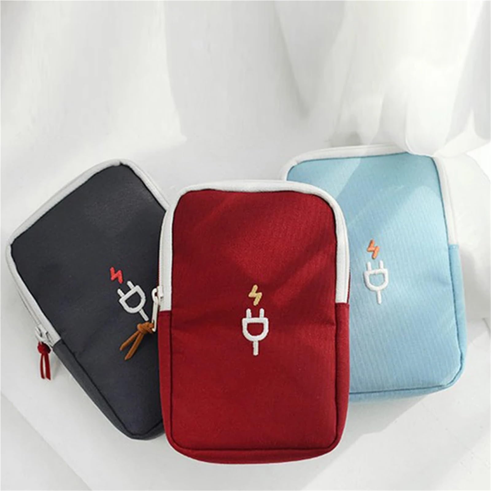 Borsa Per Cavi Custodia for il trasporto di accessori elettronici digitali portatili for gadget da viaggio, custodia for power bank USB per Accessori Tecnologici(40727-2-10pcs)