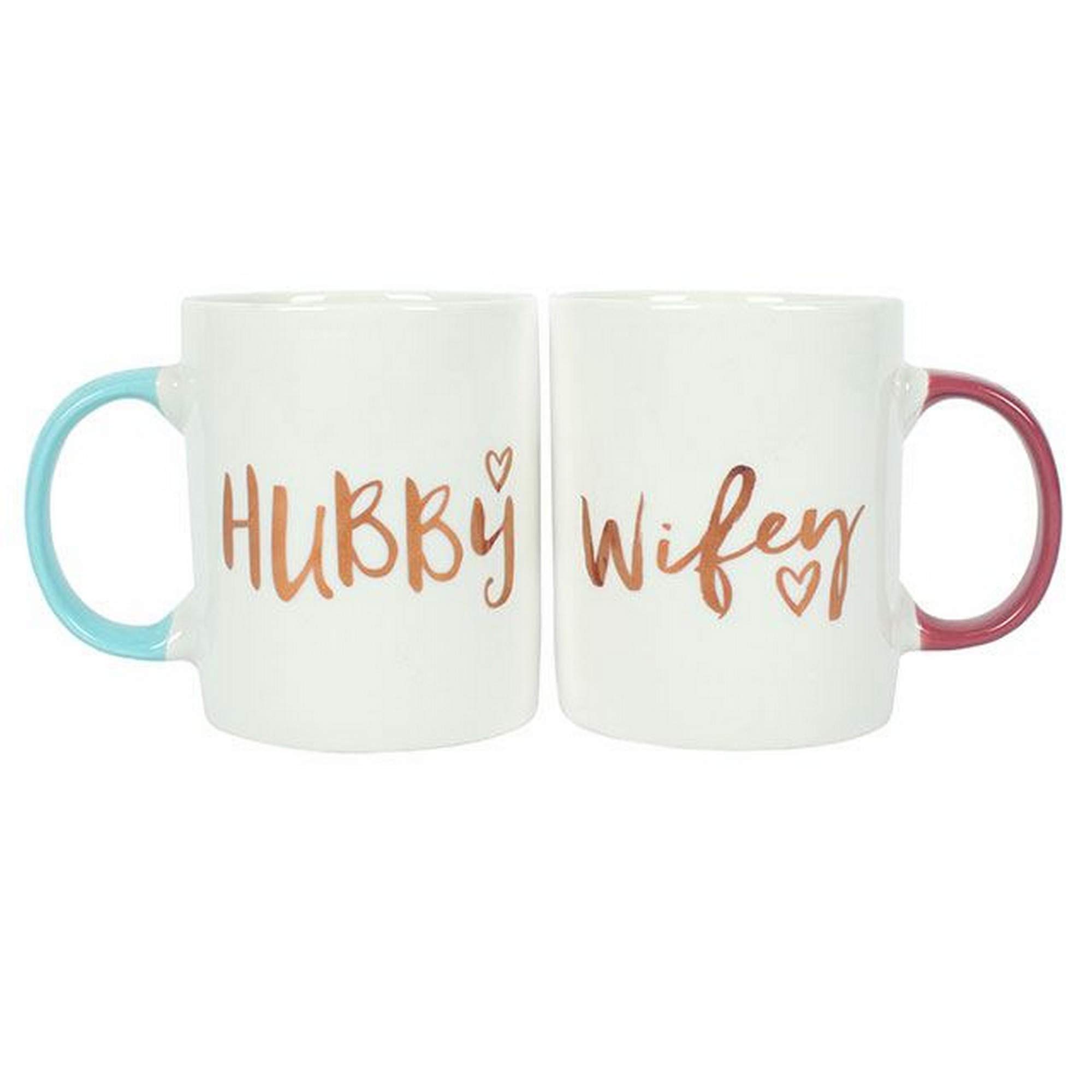 Sd Gold "Hubby & Wifey Mugs - Set Of 2