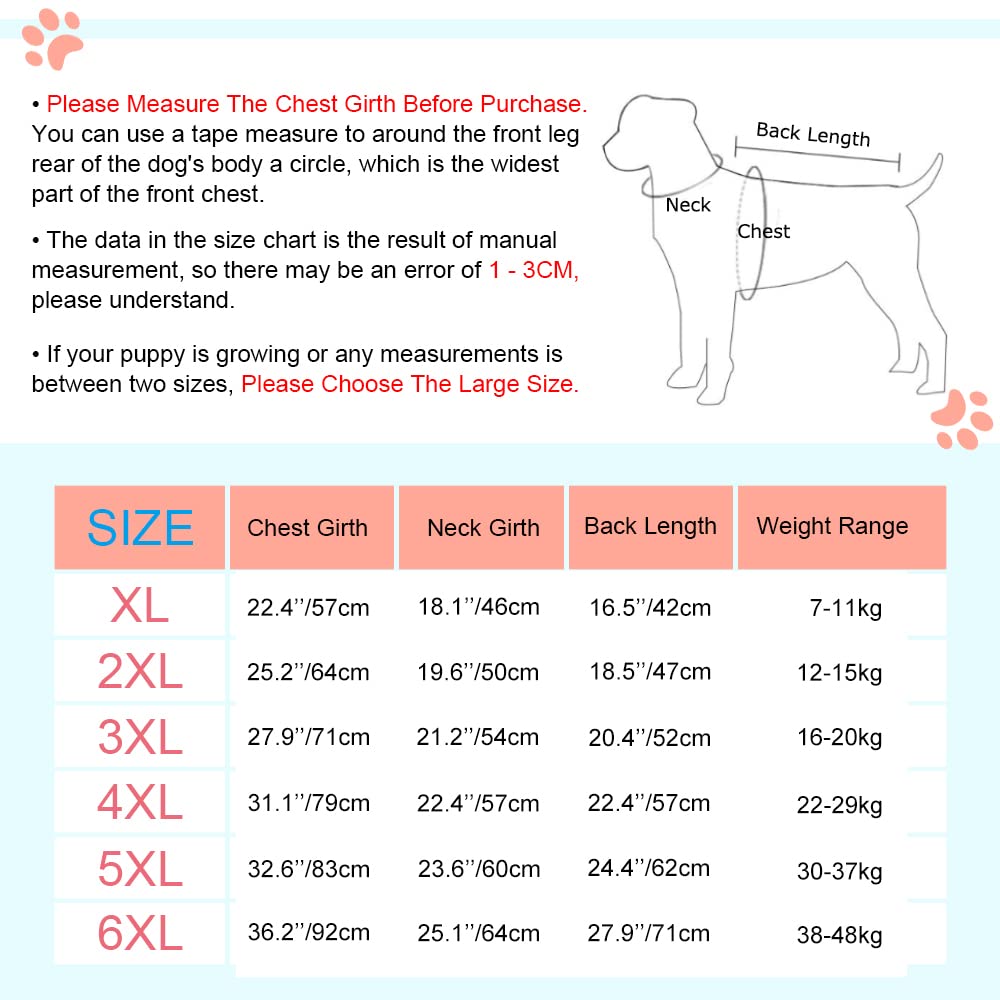 FEimaX Abrigo para Perro de Invierno Impermeable Chaqueta de Felpa Cálido Reflectante Chaleco de Algodón Suave para Cachorro Ropa para Mascotas Perros Pequeños, Medianos y Grandes