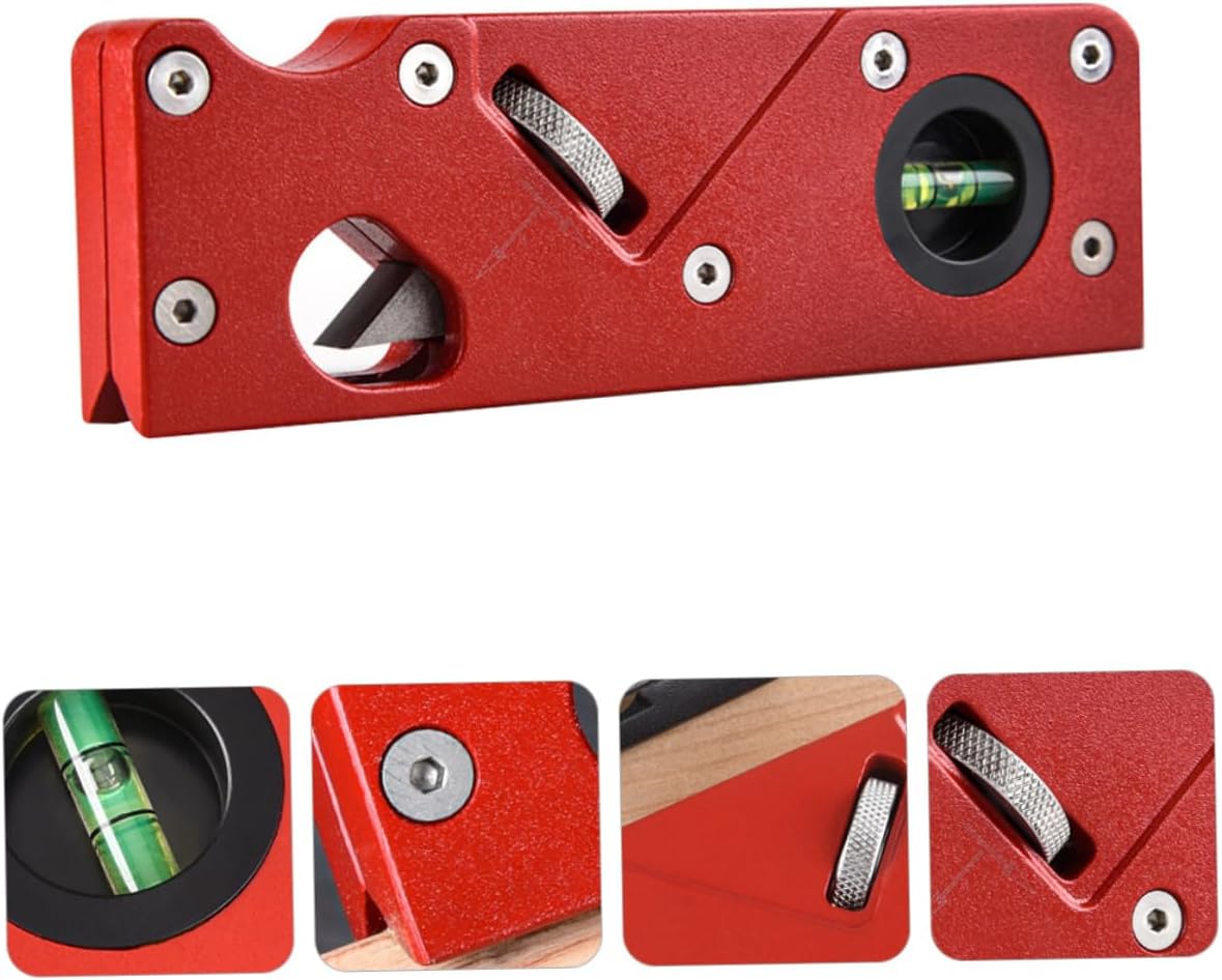 Corner Plane Adjustable Aluminum Alloy Chamfering Tool for Woodworking Ergonomic Design Easy to Install for Trimming and Flattening Corners Material