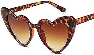 Occhiali da sole a forma di cuore da donna, unisex, stile vintage, alla moda, Cat Eye