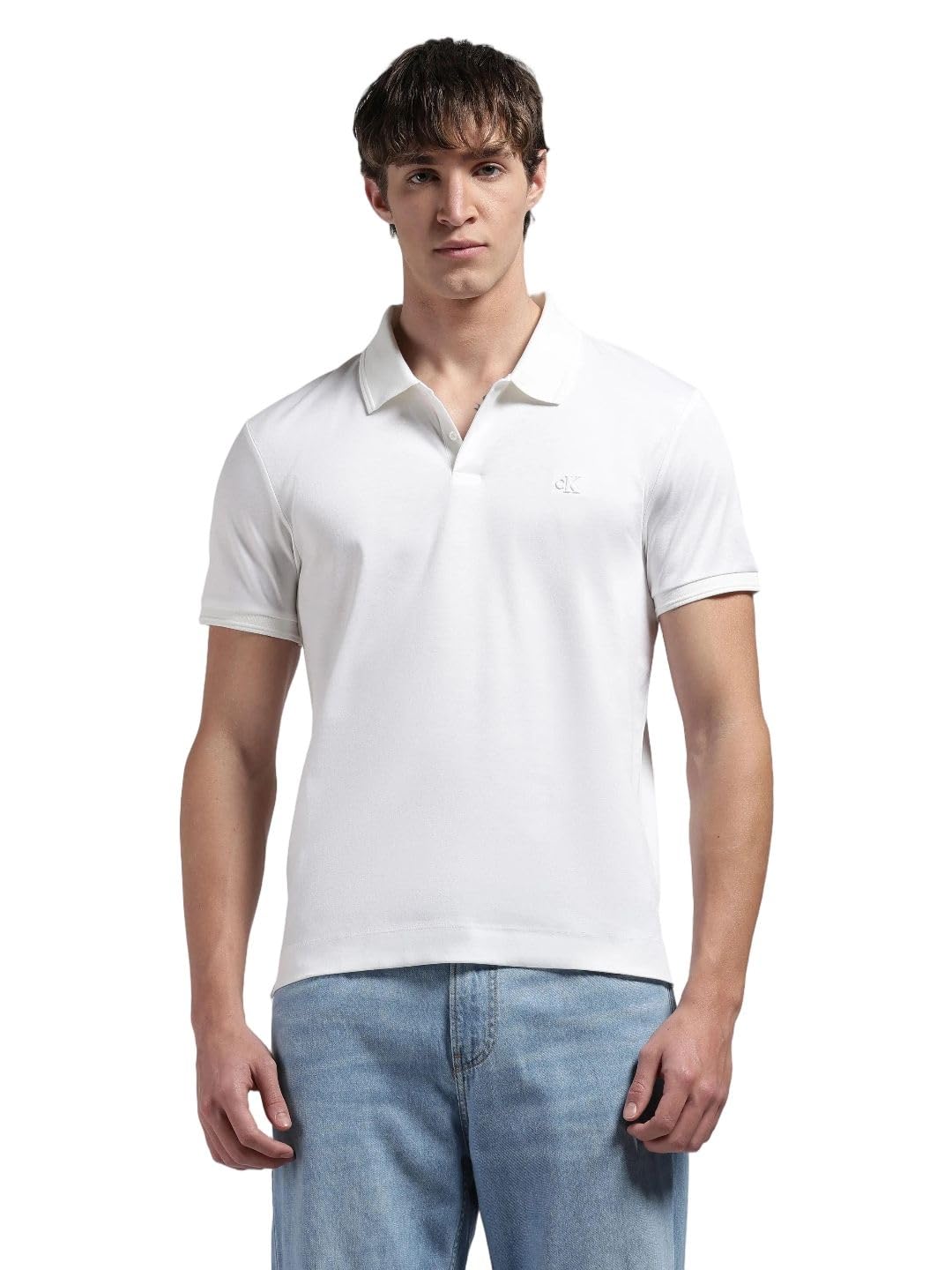Solid Slim fit Cotton Polo t-Shirt-image-22