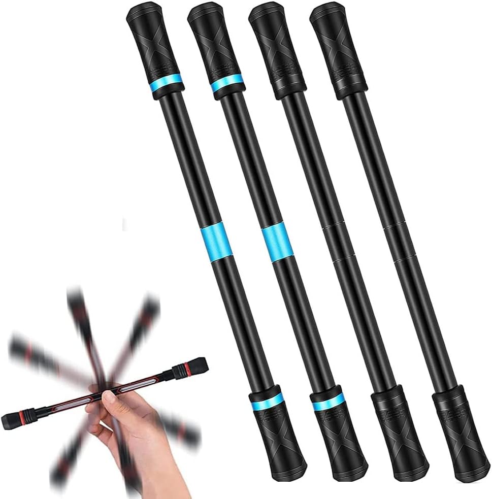 4Pcs Pen Spinning Spinner, Rotating Pen with Refill, Spinning Pen Anti
