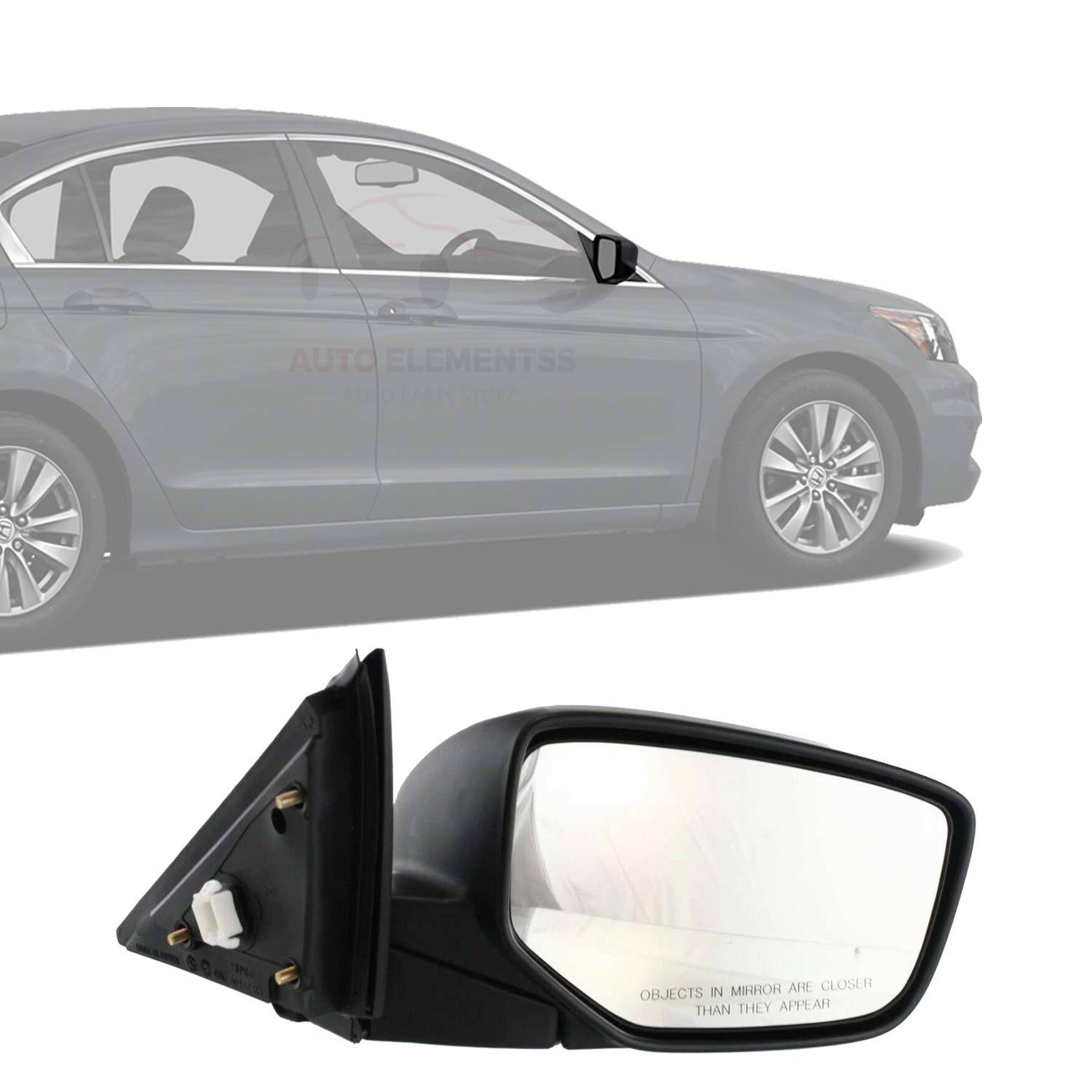 NEW Auto Power Folding Mirrors With Wiring For HONDA ACCORD 08 12 8th Gen