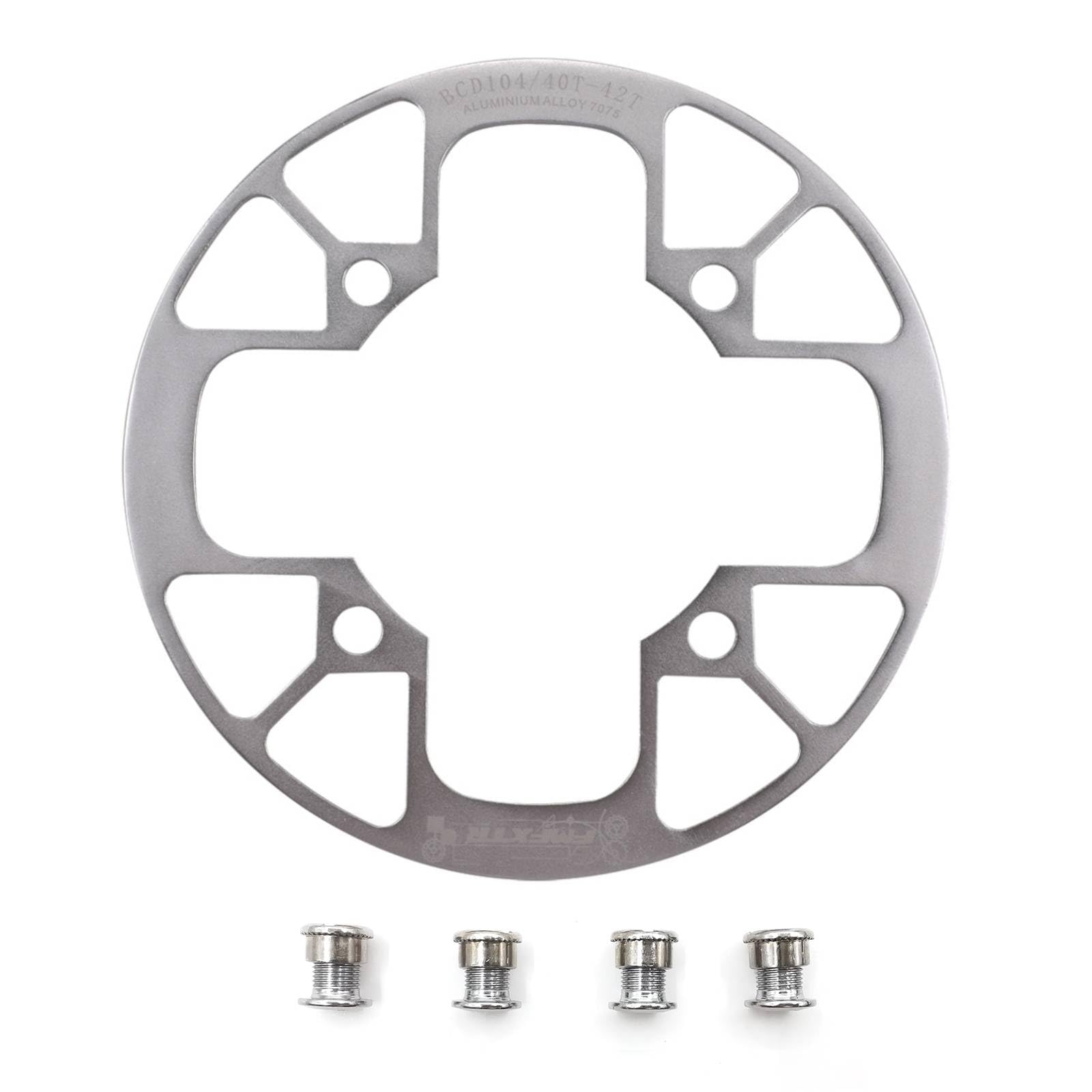 UPANBIKE Mountain Bike Chainring Guard 104 BCD Aluminum Alloy Chain Ring Protector Cover for 32~34T 36~38T 40~42T Chainring Sprockets