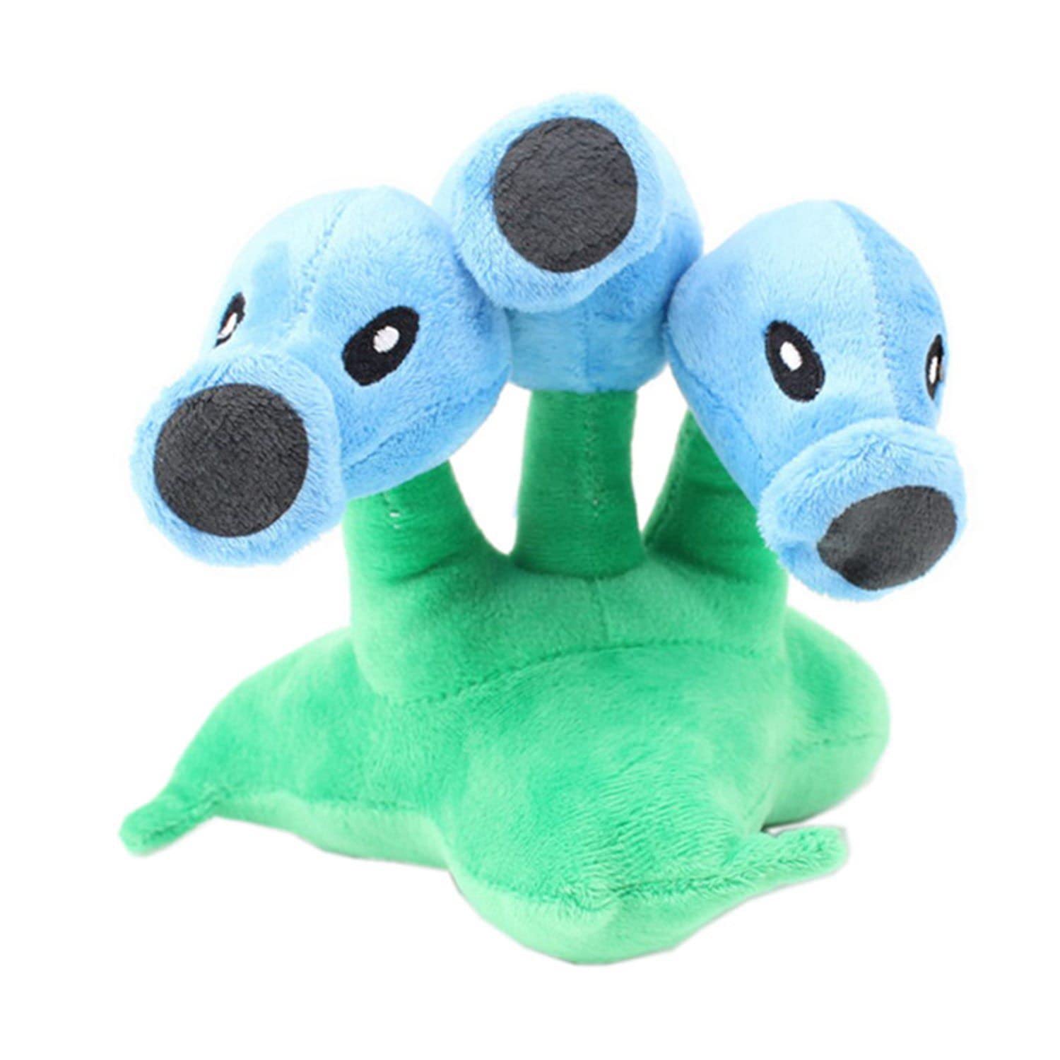 Peluche Gatling Peashooter Plants Vs Zombies - 15-20 Cm - Jouet Doux, Cadeau Anniversaire Pour Enfants