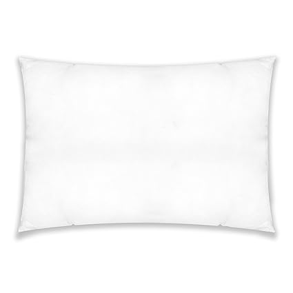 SWEETSAGA Sleeping Pillow for Bed with Long Durability Size 16x24 Inch with Soft Fiber Filled for Good Night Experience- 1 Pillow