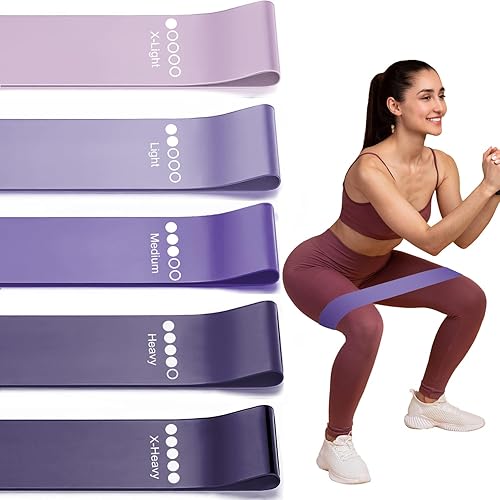 Miniatura 6 de Bandas de ejercicio de resistencia para entrenamiento, bandas elásticas de fitness, bandas de entrenamiento para gimnasio en casa, estiramiento,