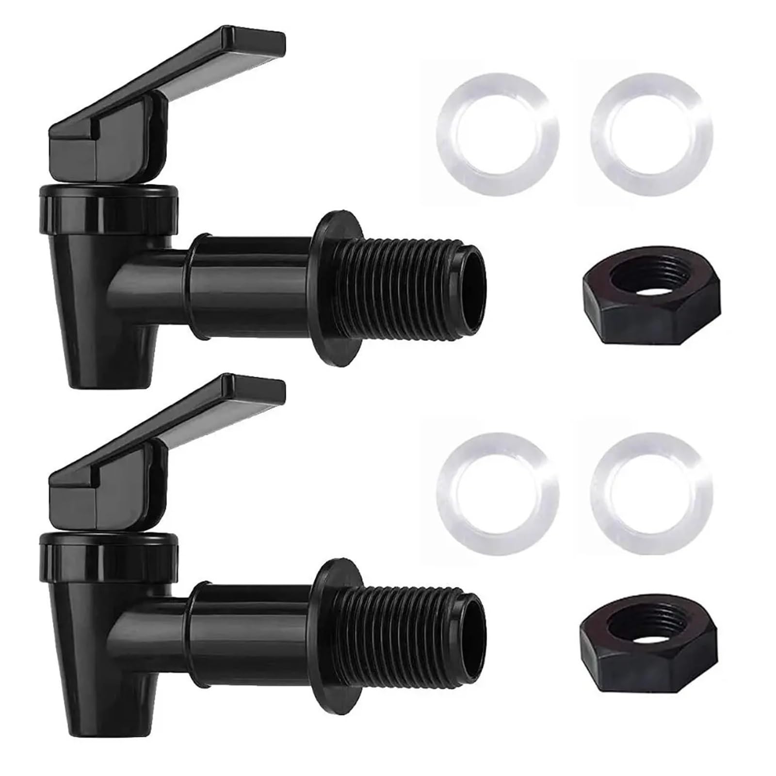 Bngdfdgh 1 Set 2 Pcs Replacement Faucet Water Bottle Jug Bpa Free Plastic Spigot For Household Bucket
