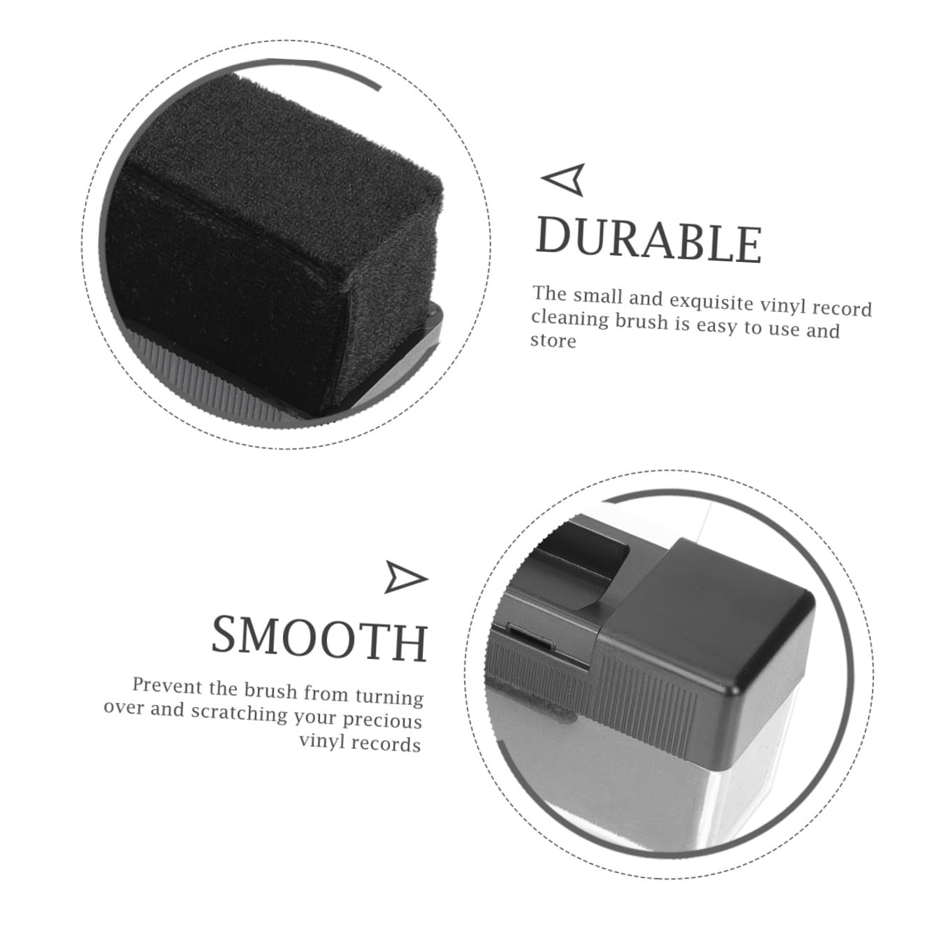 Uonlytech 5sets Kit Di Pulizia Per Dischi in Vinile Spazzola Antistatica e Accessori Per Pulizia Del Giradischi Compatto e Portatile Per Amanti Della Musica e Collezionisti