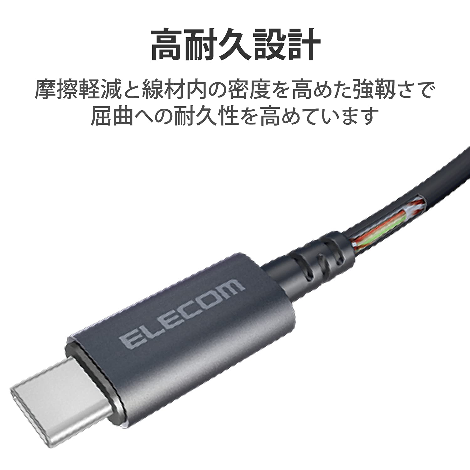 Amazon.co.jp: エレコム ステレオミニプラグ変換ケーブル/耐久