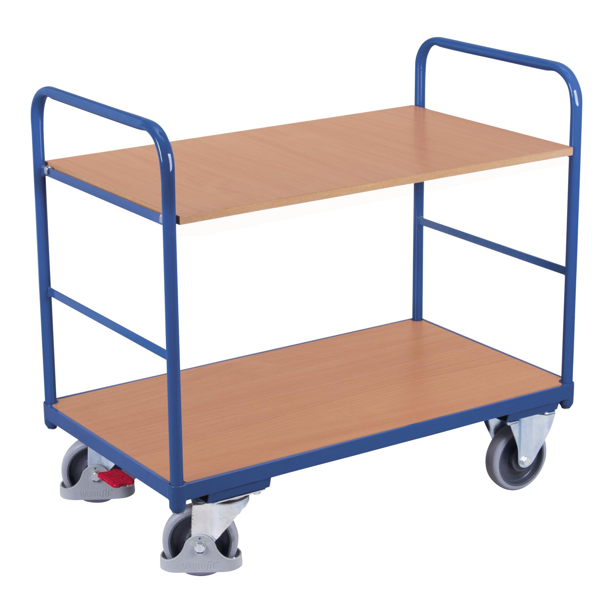 VARIOfit Etagenwagen niedrig 1.000 x 600 mm 2 Böden