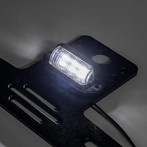 Miniatura 9 de WeiSen X3 Plug & Play Soporte para placa de matrícula con luz y enchufe de alimentación auxiliararnés LED Soporte de marco de matrícula compatible