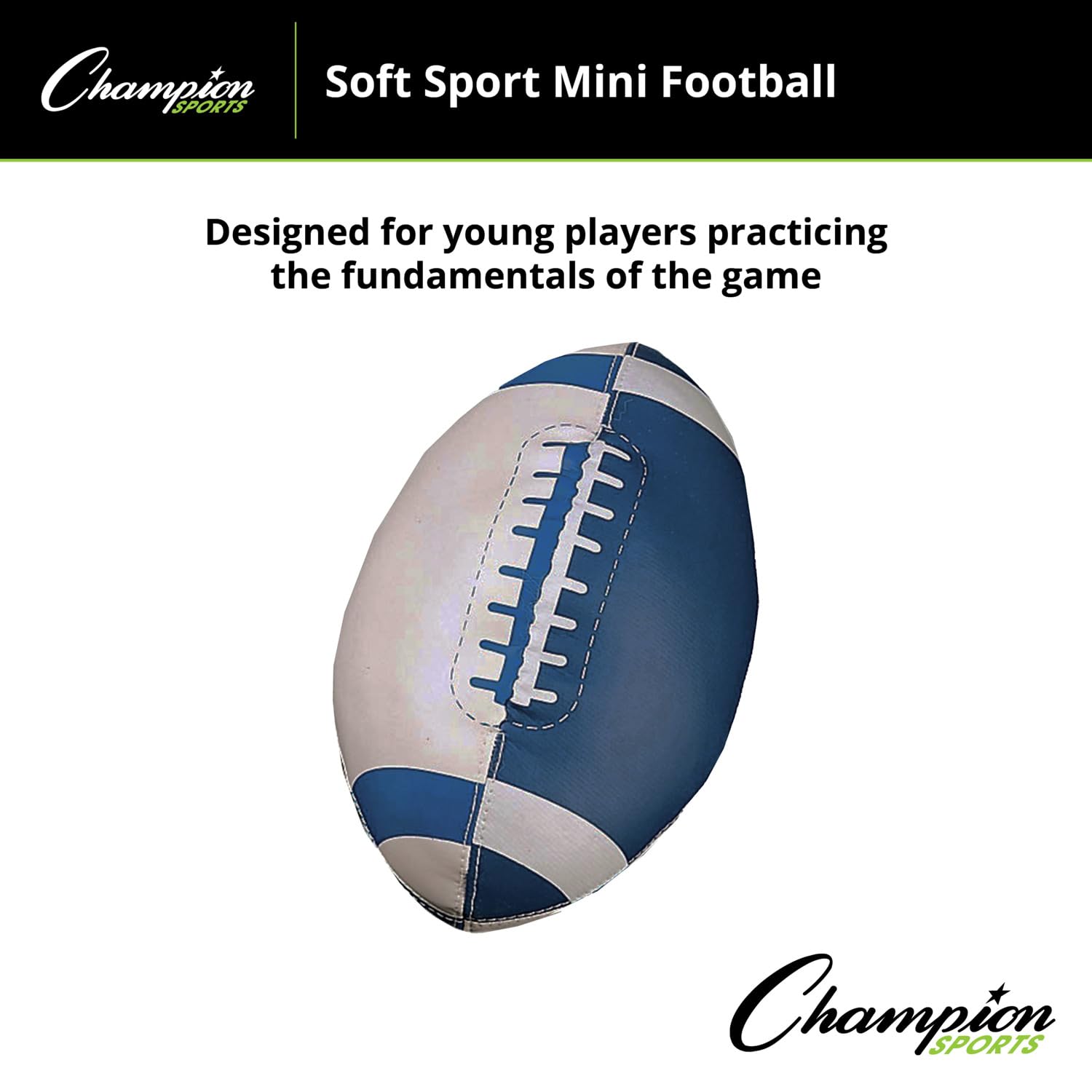 Champion Sports Suave Espuma Mini balón de fútbol