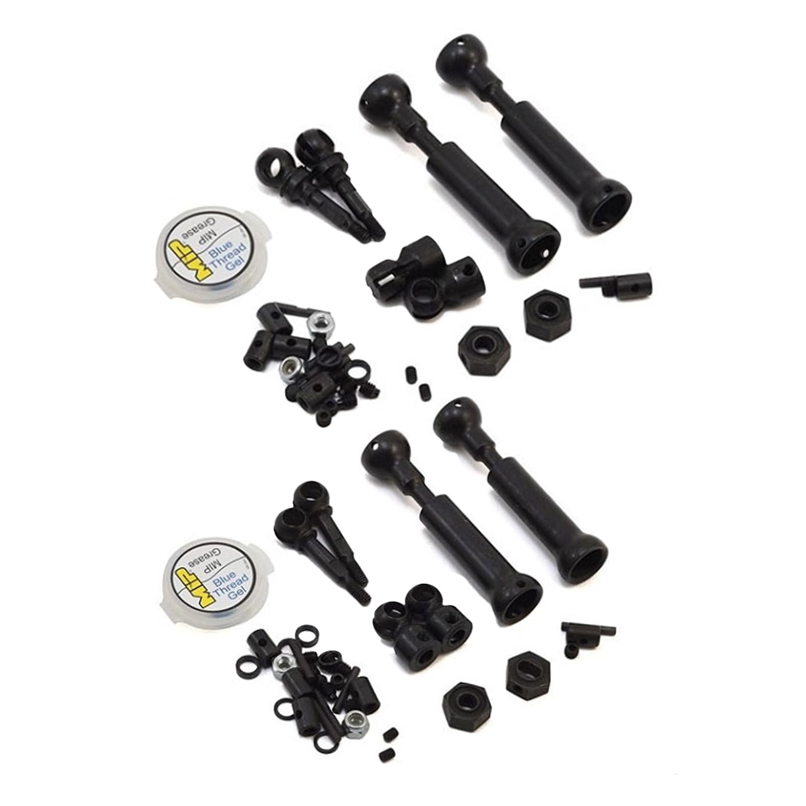 MIP X-Duty CVD Drive Kit 1/10 for Traxxas Slash Hoss Rustler 4X4 Front Rear Driveshaft Stampede VXL 4WD Series Upgrades Part Made in USA 18145