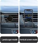 Magnetic Phone Holder for car【2 Packs 】【Strong Magnet】phone holders for your car phone holder Mount for Car【4 Metal Plate】Universal Airvent cell phone car mount for iphone Samsung car accessories