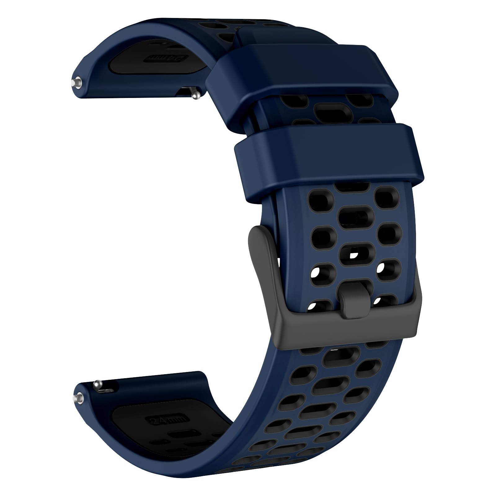MYSNBKN Watch Strap for Suunto 9/9 Baro/D5/D7/Spartan Sport/Wrist HR/Traverse 24 mm/Smartwatch 2 SW2, 24 mm Quick Release Silicone Replacement Band