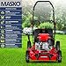 MASKO® Benzin Rasenmäher 3in1 | 42 cm Schnittbreite | 7- fache Schnitthöhenverstellung | 4 Takt OHV Motor 3,4 PS | 50 Liter Fangkorb|