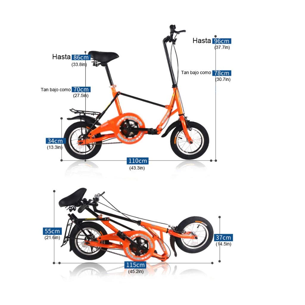 Amazon | 折りたたみ自転車 12インチの学生成人男性と女性ワーキング