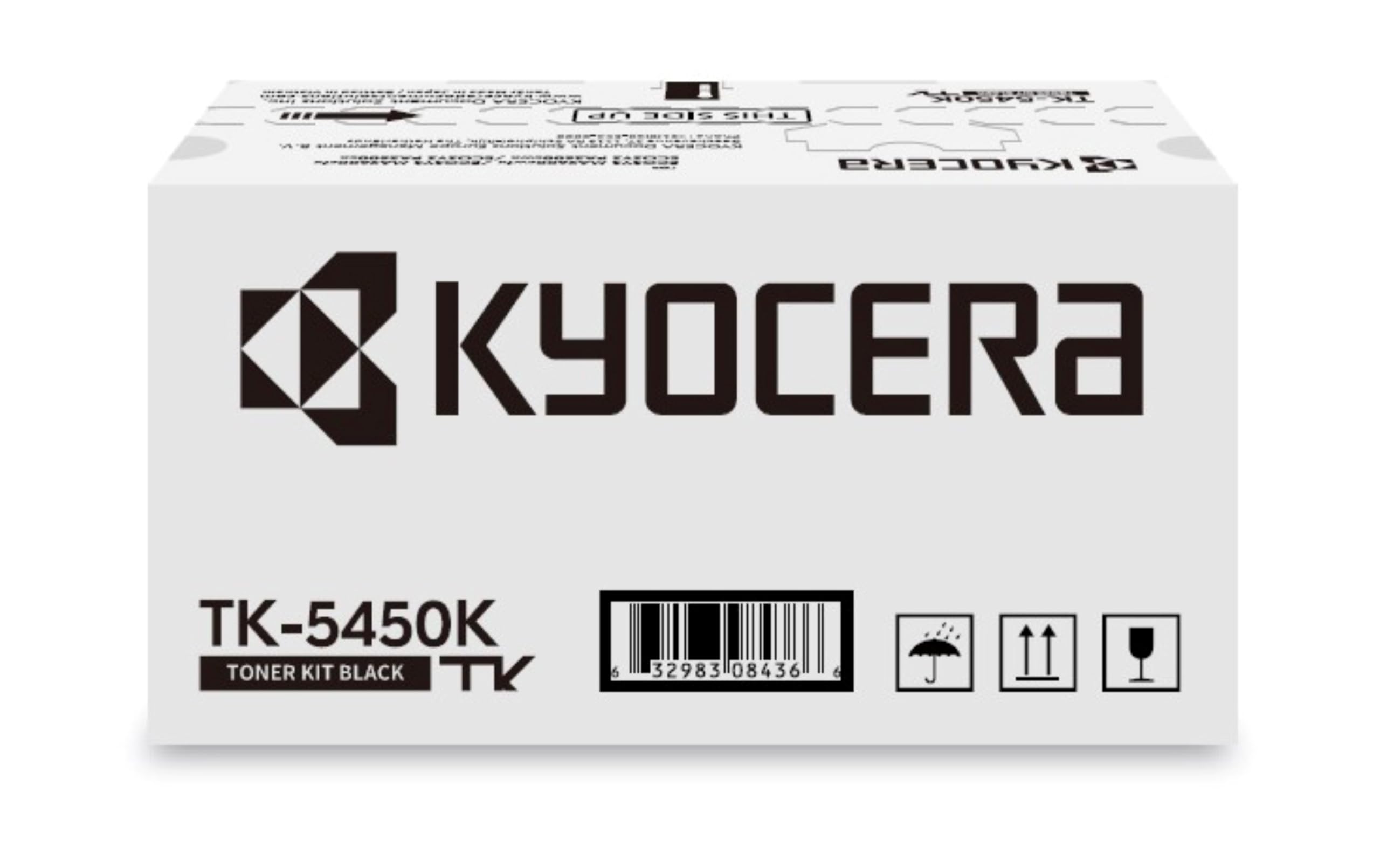 Kyocera TK-5450K Toner Drucker Schwarz. Original Tonerkartusche 1T0C0D0NL0. Drucker Toner kompatibel für PA2600cx, PA2600cwx, MA2600cfx, MA2600cwfx. Druckertoner für bis zu 4100 Seiten
