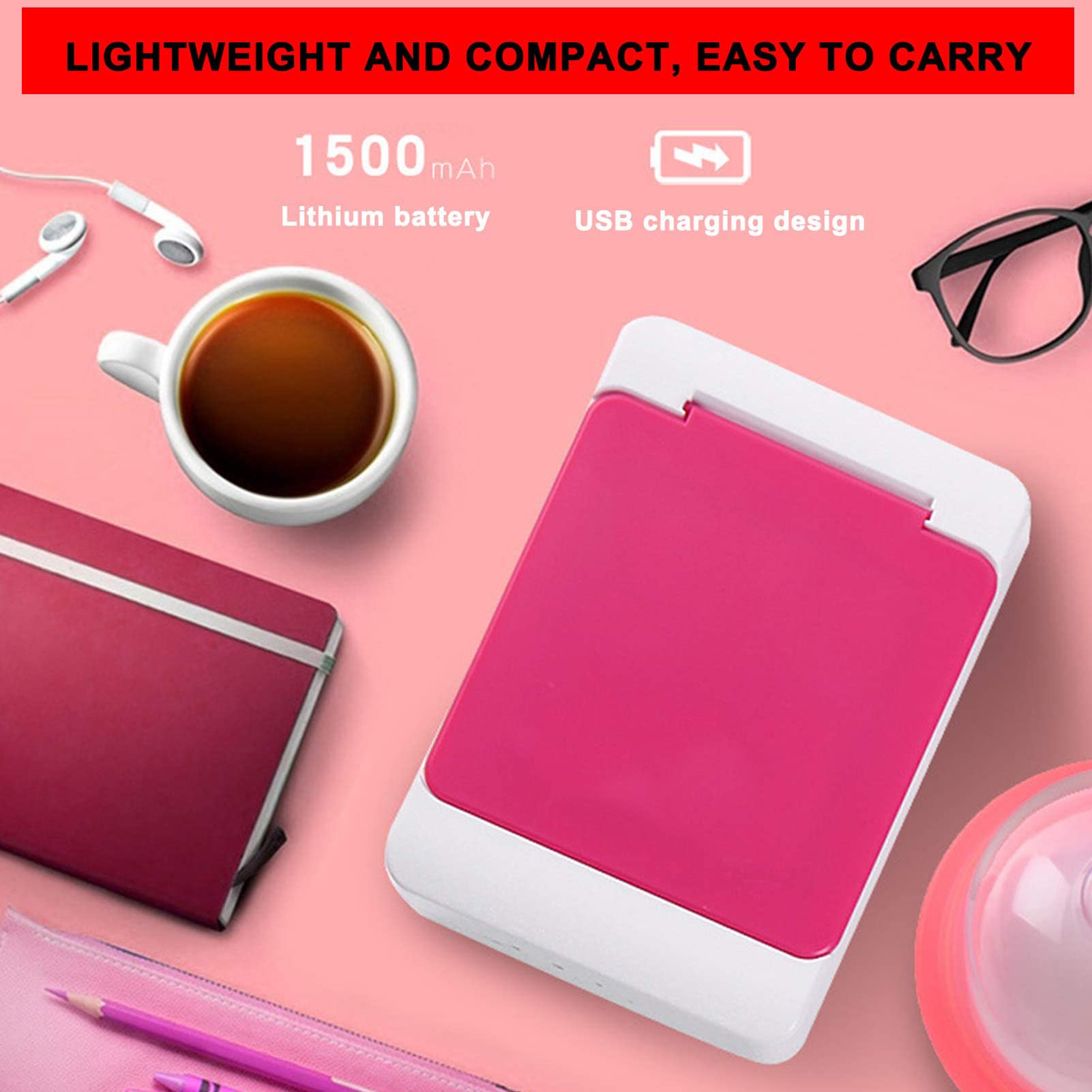 Masajeador Eléctrico, Sujetador De Masajeador De Aumento De Pecho, Masajeador Inalámbrico USB, Aparato De Aumento De Pecho De Compresa Caliente, Creando Un Hermoso Pecho Anti - Caída